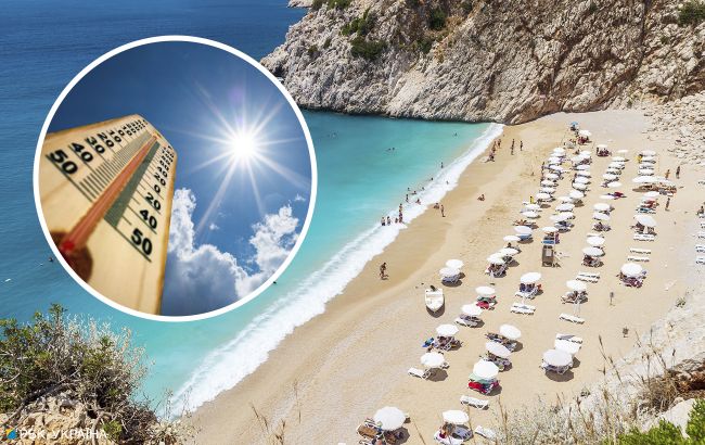 "Остерігайтеся теплового удару": туристів попередили про аномальну спеку на курортах Туреччини