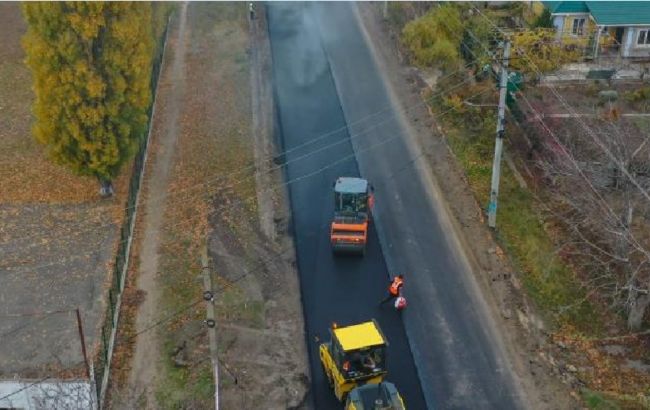 В Одесской области завершают ремонт трассы через Овидиополь