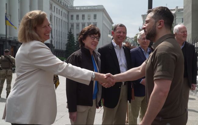 Зеленський провів зустріч з делегацією Сенату США