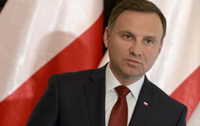 Президент Польши Дуда призвал НАТО "показать характер" России