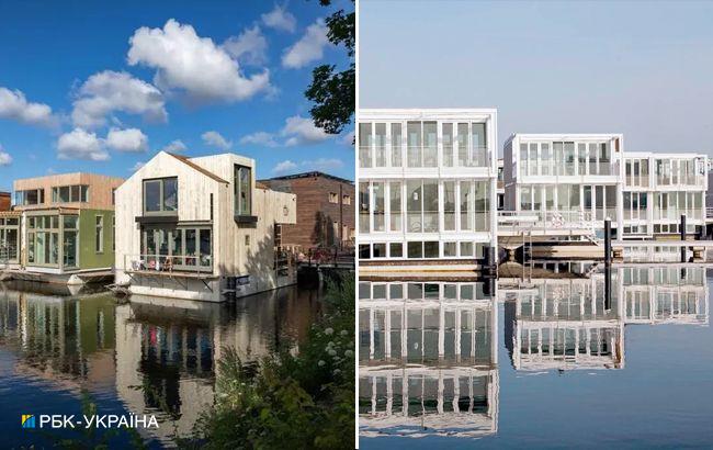 Плавучие дома в больших городах. Почему в Амстердаме так популярны новые кварталы на воде