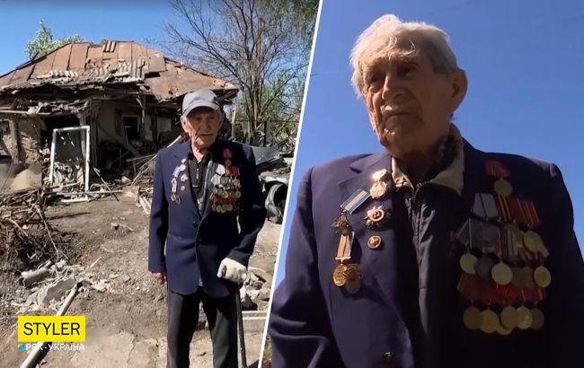 Армия Путина "поздравила" с 9 мая последнего ветерана райцентра под Харьковом: теперь он бездомный