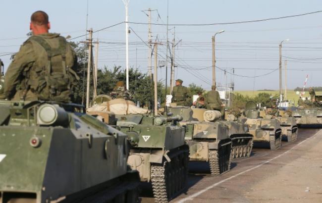 Боевики подтягивают военную технику к линии столкновения в зоне АТО, - СНБО