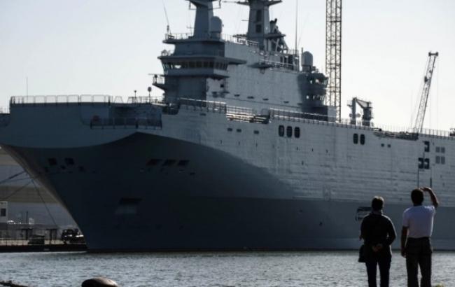 Російських моряків не пустили на борт "Містраля" у Франції через острах угону, - ЗМІ