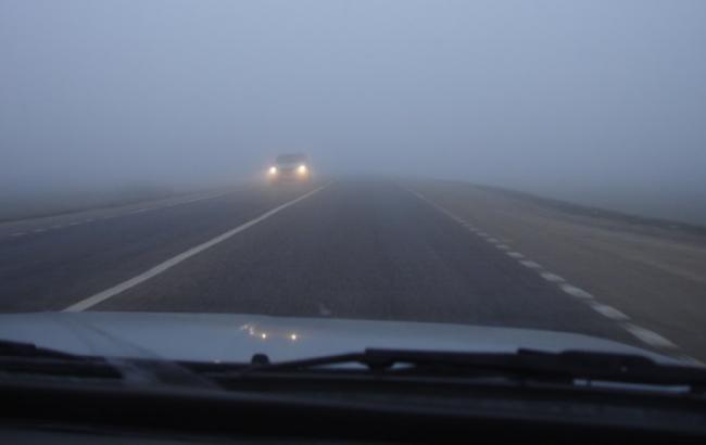 ГАИ предупреждает водителей о сильных туманах ночью по всей территории Украины