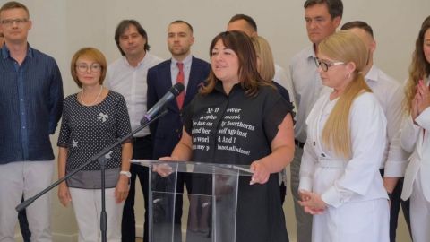 Тимошенко представила оновлену команду "Батьківщини" у Києві