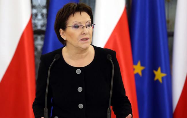 Премьер Польши отметила эффективность санкций против РФ из-за ситуации в Украине