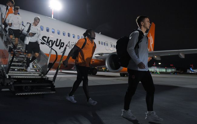 "Шахтер" прилетел в Варшаву на матч Лиги чемпионов