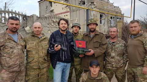 "Безсонні ночі сепарам гарантовані": Притула розповів про поїздку в АТО (фото)