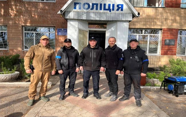 В освобожденную Боровскую общину Харьковской области вернулась полиция