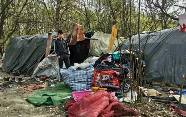 В Киеве ромы вновь оккупировали Лысую гору (фото)