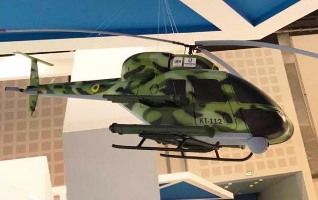На выставке в ОАЭ представили украинский боевой вертолет