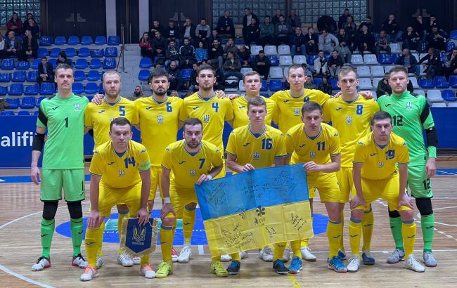 Футзальная сборная Украины получила соперников в элит-раунде отбора к ЧМ-2024