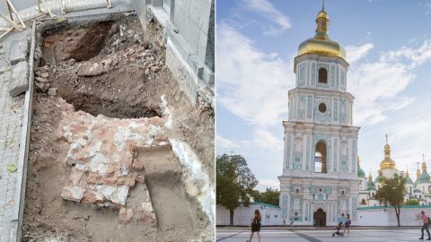 Нова київська таємниця: біля стін Софійського собору знайшли залишки загадкової будівлі (фото)