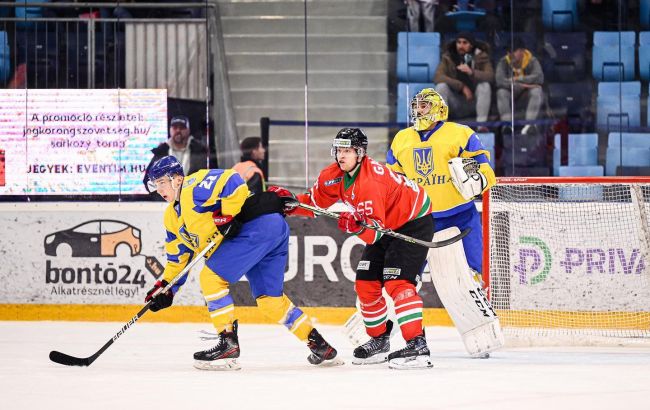 Хоккейная сборная Украины обыграла Венгрию в матче за третье место Мемориала Шаркози