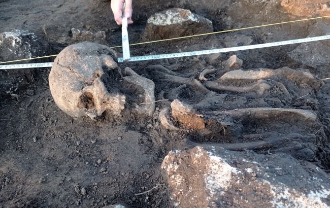 Под Тернополем женщина на огороде нашла древнее захоронение, которому больше 2,5 тысяч лет (фото)