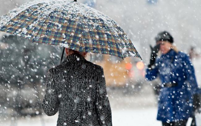 Погода на сьогодні: в Україні мокрий сніг, температура на півночі до -5