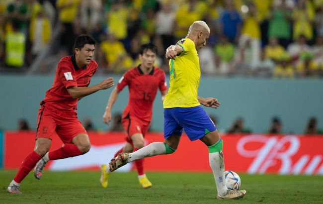 Бразилія розтрощила збірну Південної Кореї в 1/8 фіналу катарського Мундіалю