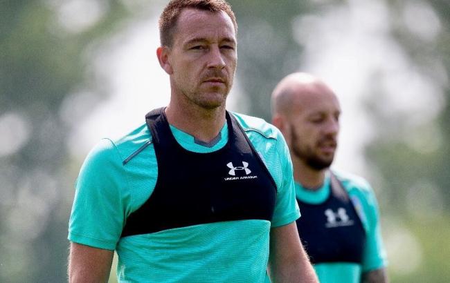 Джон Терри тренируется на базе "Челси"