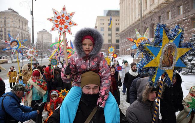 Как прошло рождественское шествие в Киеве: эксклюзивный фоторепортаж