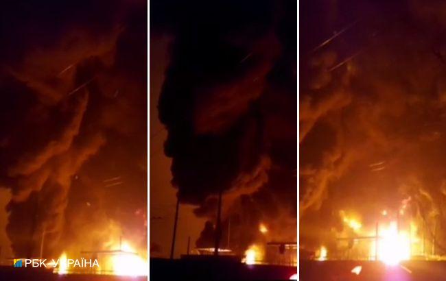 Окупанти нанесли авіаудари по нафтобазам в Житомирі та Черняхові, виникла пожежа
