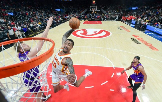 "Томагавк" форварда "Атланти" вибив із колії "Фінікс": момент дня в НБА