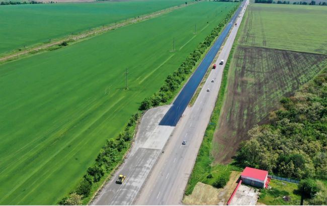 В Днепропетровской области завершается строительство на трассе М-04