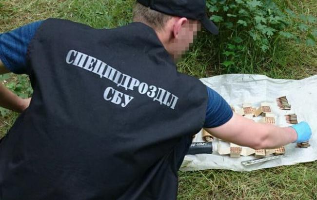 СБУ выявила в Одесской области два тайника с боеприпасами