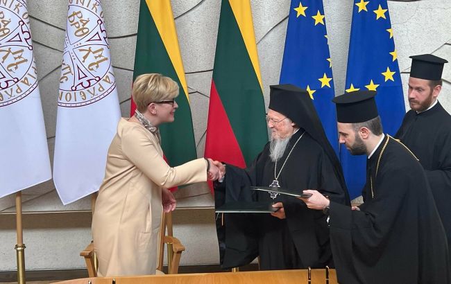 Вселенский Патриархат и Литва укрепляют связи. Подписано соглашение о сотрудничестве