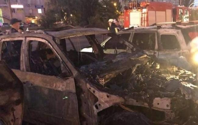У Києві спалили авто помічника нардепа Мосійчука (фото)