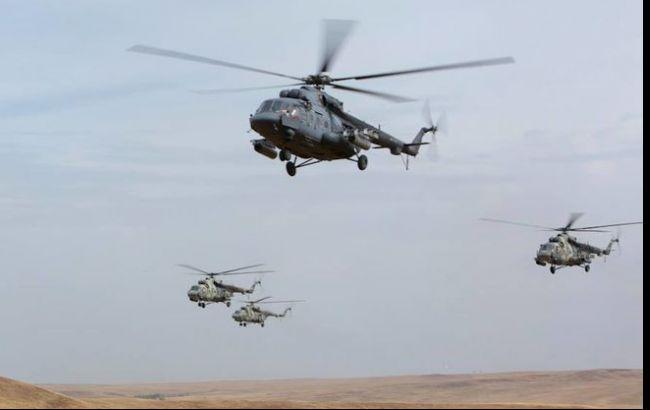 Появилось видео уничтожения российского вертолета