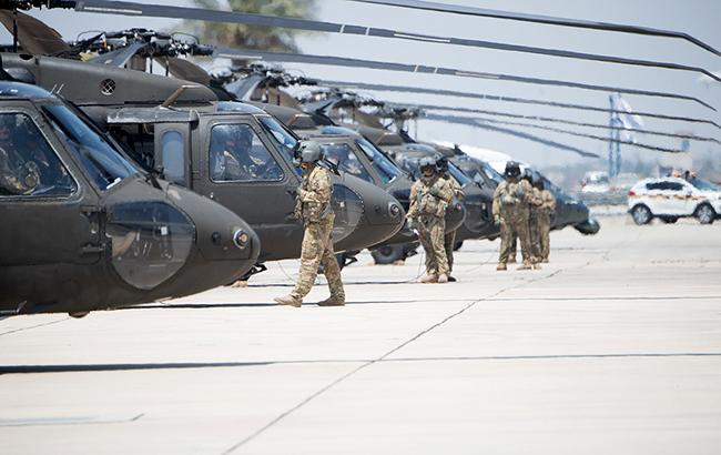В Афганистане упал вертолет с военными США на борту