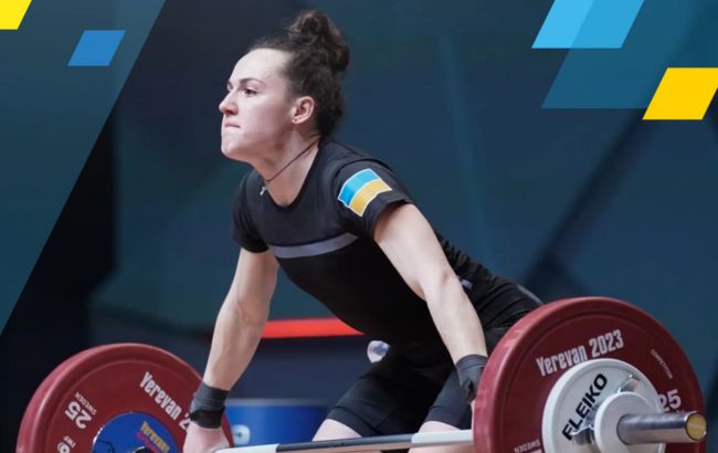 Українка виборола дві "бронзи" на ЧЄ з важкої атлетики