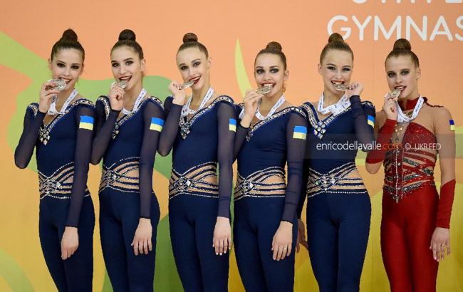 Украинские гимнастки завоевали пять медалей на чемпионате Европы