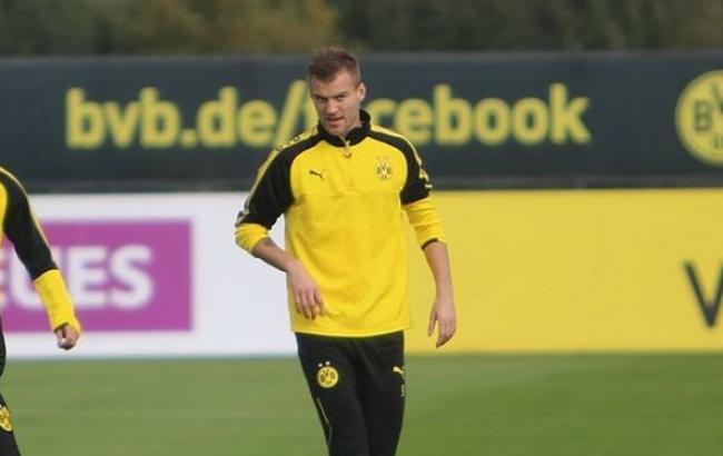 "Боруссія" розраховує на відновлення Ярмоленка в квітні