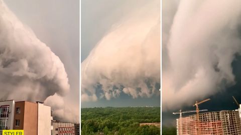 Львов накрыла необычная грозовая туча: впечатляющее видео