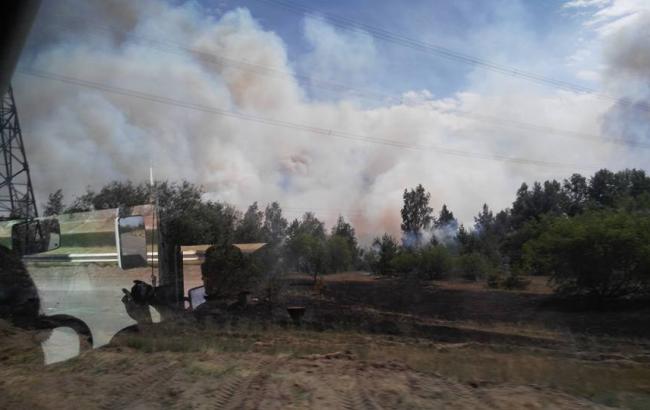 Пожар в Чернобыле: авиация ГСЧС осуществила уже 7 сбросов воды