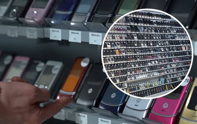 Смотрите, как выглядит самая большая в мире коллекция мобильников (фото)