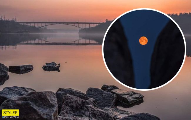 Фотограф показал мистический рассвет над Хортицей: таким остров еще не видели