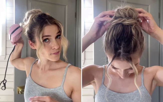 5 минут и вы - красотка: как стильно собрать волосы, чтобы не было жарко в офисе (видео)