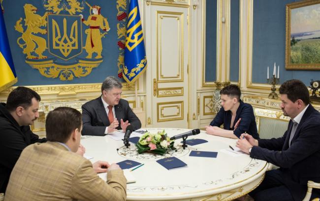 Порошенко запропонував Савченко відвідати низку європейських країн