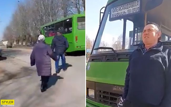 Під Сумами виборців привезли до дільниць на автобусі (відео)