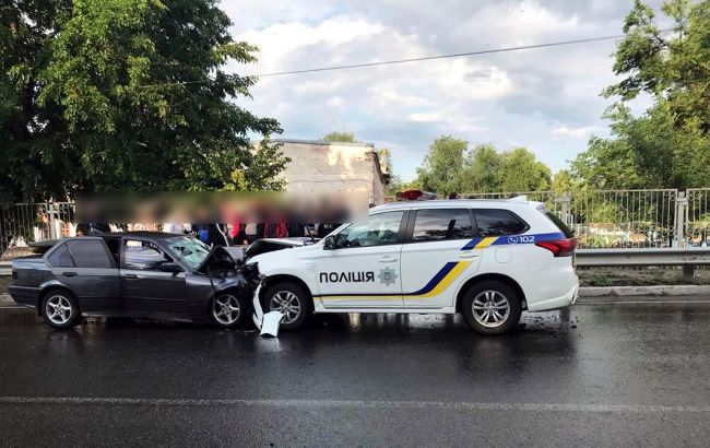 Под Харьковом произошло ДТП с участием авто полиции, есть погибший и пострадавшие