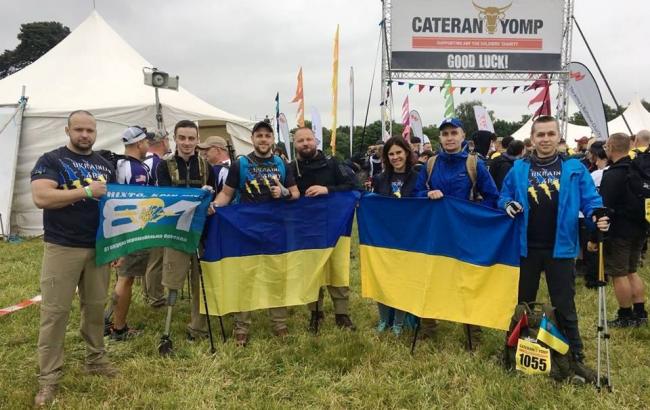 Украинские десантники заняли первое место на марш-броске в Британии (фото)