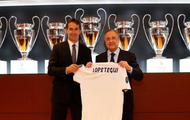 "Реал" представил Лопетеги в качестве главного тренера