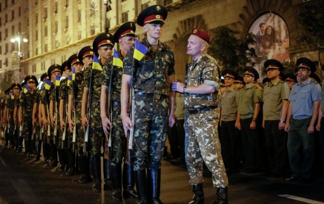 В Киеве на следующей неделе пройдут репетиции парада ко Дню независимости