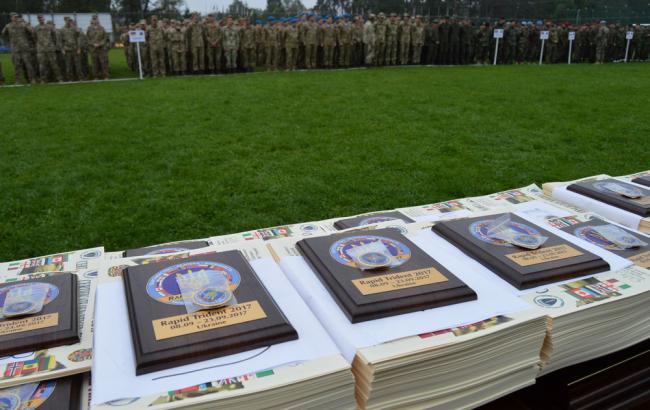 Во Львовской области завершились международные учения Rapid Trident-2017