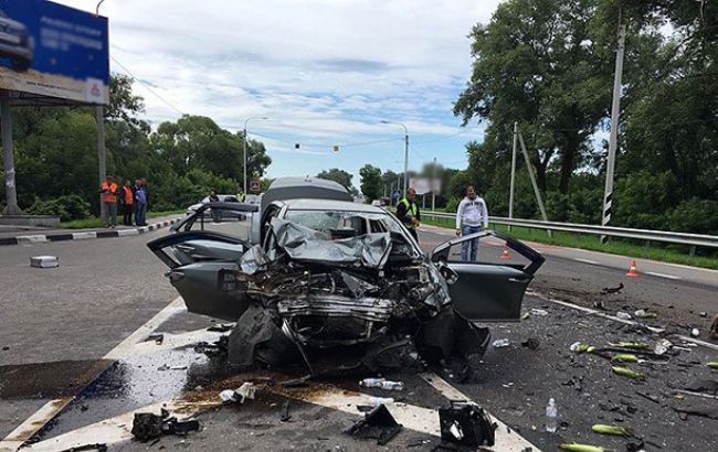 Під Черніговом зіткнулися два автомобілі, троє загиблих