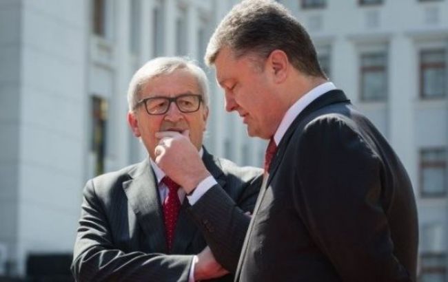 ЕС настаивает, чтобы ЗСТ с Украиной начала действовать 1 января 2016 г., - Юнкер