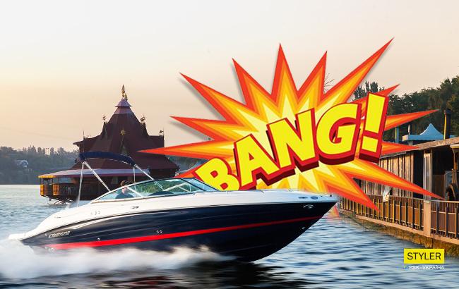 У Дніпрі катер з нетверезим капітаном врізався в ресторан